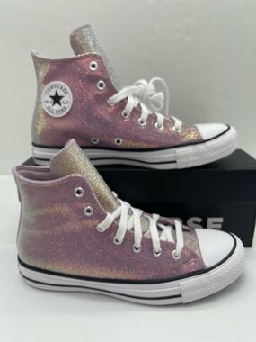 Converse WMNS 8 CTAS Hi Altitude Lilac White Black A14333C High Top Sneakers